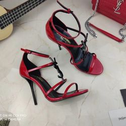 🎁❤️‍🔥YSL Women Heels 🎀🎁 Swipe Slide See Photo