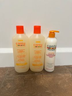 Cantu Shea Butter Shampoo and Leave-In Conditioning Lotion Set