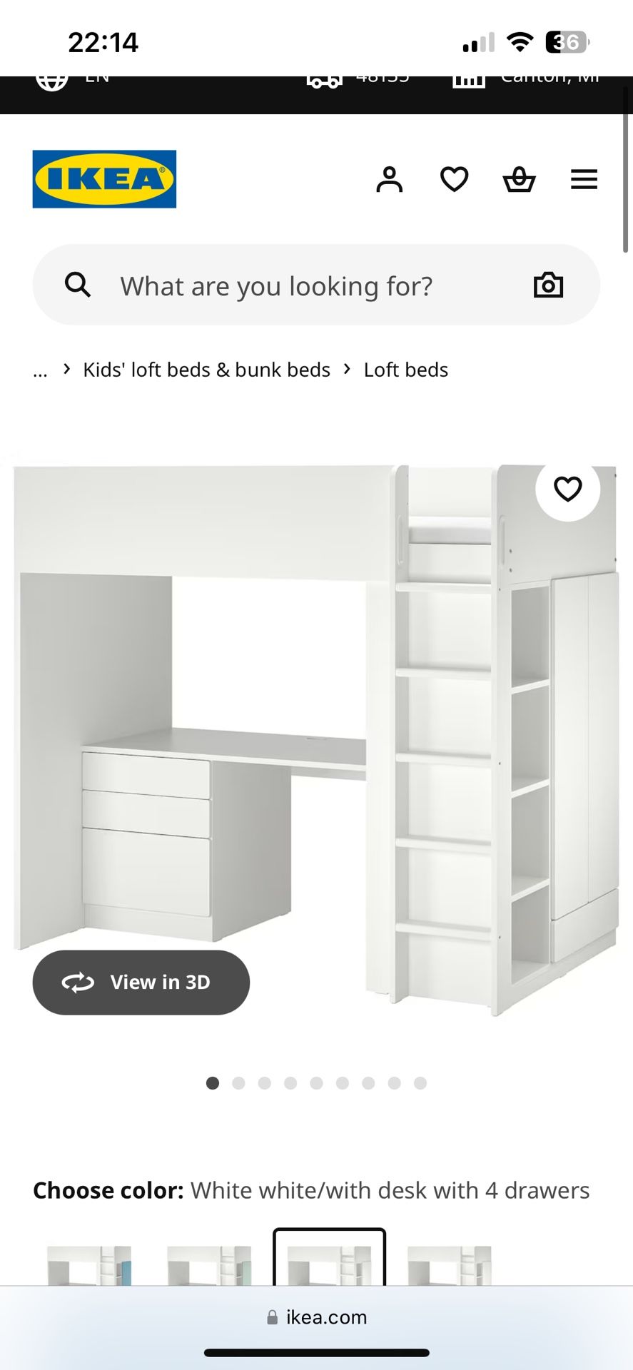 IKEA Loft Bed – Great Condition!