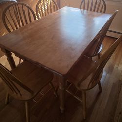 Kitchen Table and Six chairs Pickup Only 