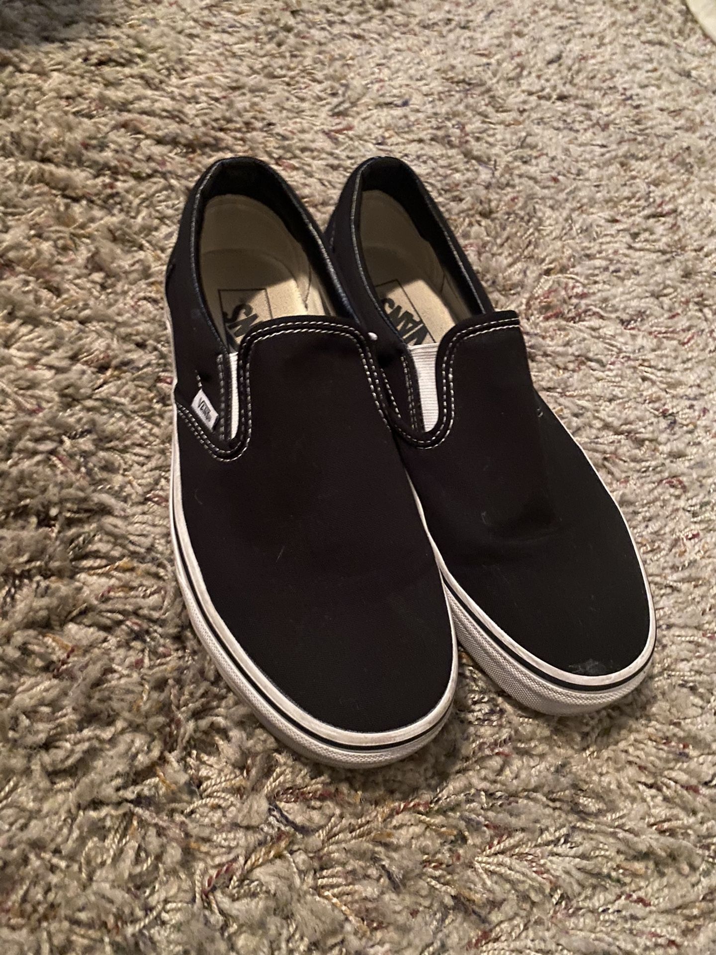 Black Slip on vans