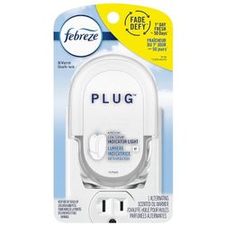 Febreze Plug In Air Freshener Fade Defy Plugs, Scented Oil Warmer