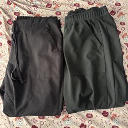 Black Petite Scrub Pants