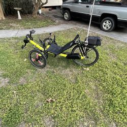 KMX Recumbent Trike,Electric Petal Assist Or Full Electric