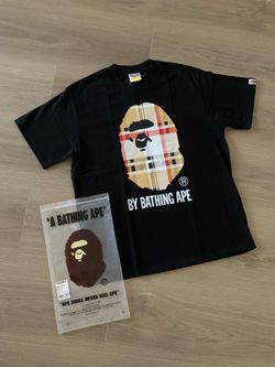 Black Burberry X Bape Shirt