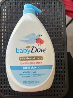 $7 Baby Dove Sensitive Skin Hypoallergenic Wash 34 oz