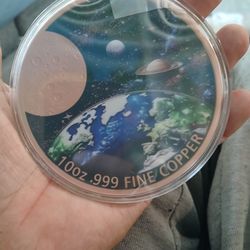 10oz copper galaxy ✨️ 🌎 🌞.  Collectible new