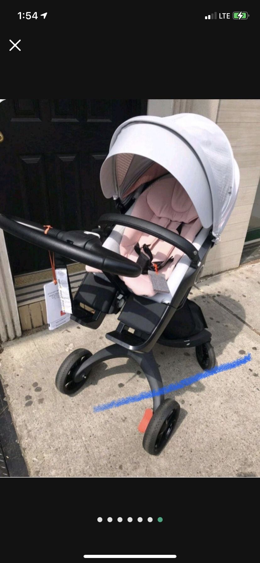 Stokke Xplory 6 Stroller- Athleisure Pink