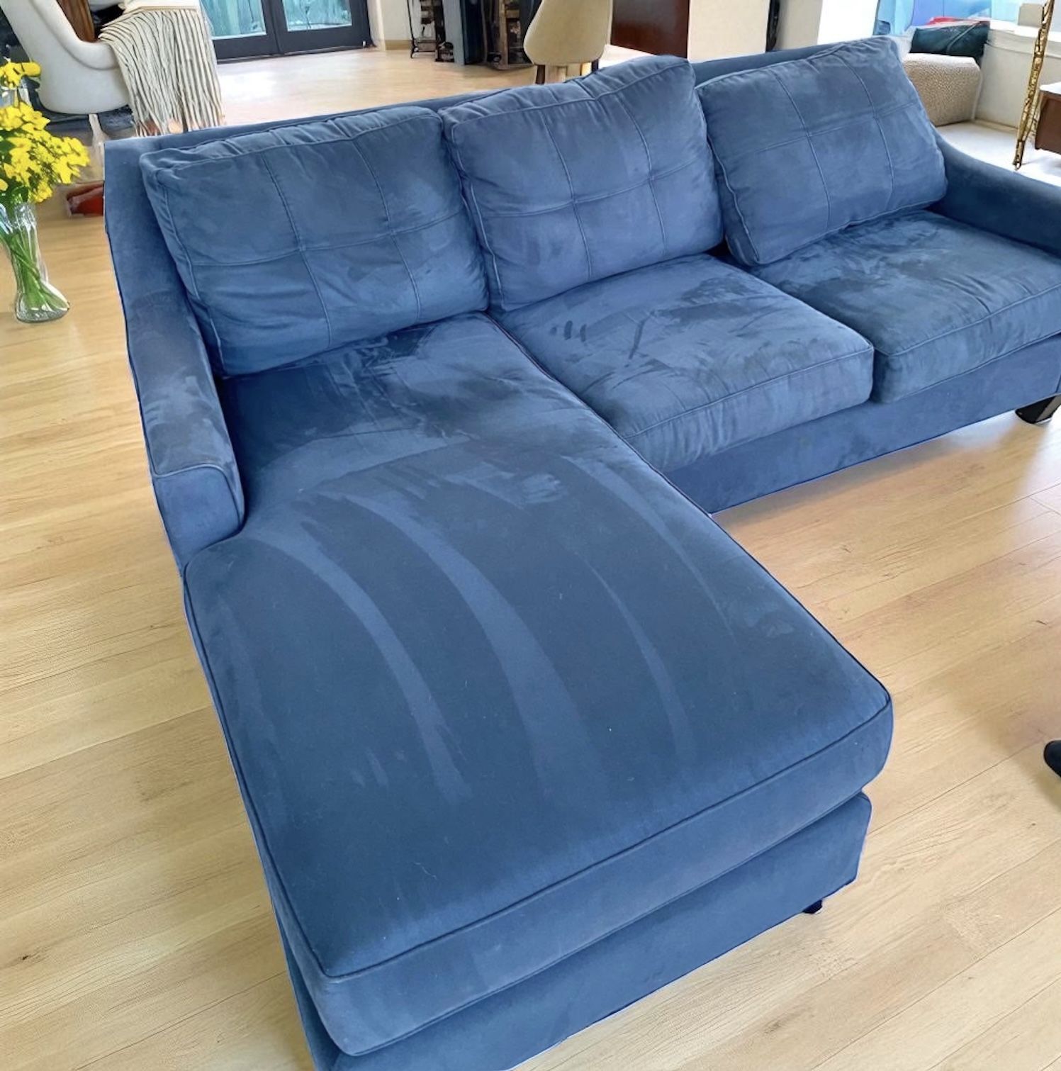 Blue Sectional Couch  + FREE TRANSPORT 