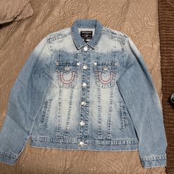 Men True Religion Jean Jacket