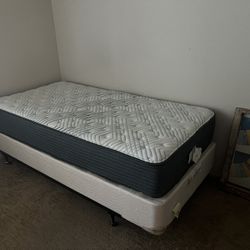 Twin Bed With Box Spring 