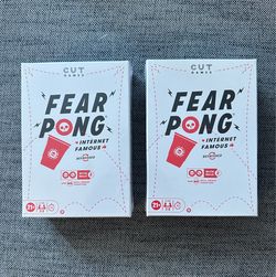 Fear Pong Internet Famous Refreshed Drinking Game New Sealed 21+
