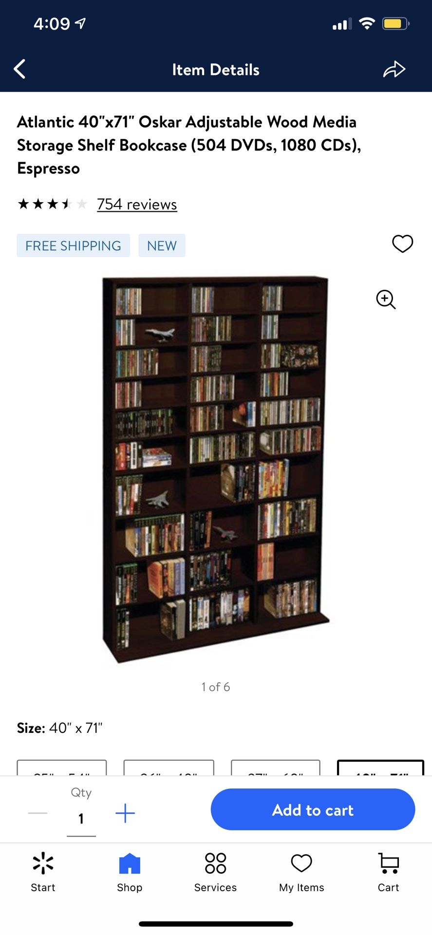 MEDIA CABINET BY ATLANTIC OSKAR
