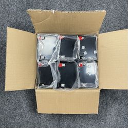 Weida HX12-4 12V 4Ah Rechargeable VRLA Battery Lot of 6 Alarm Backup 