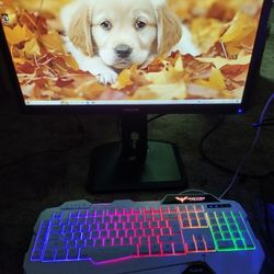 Entry Level Custom Gaming Desktop With Monitor