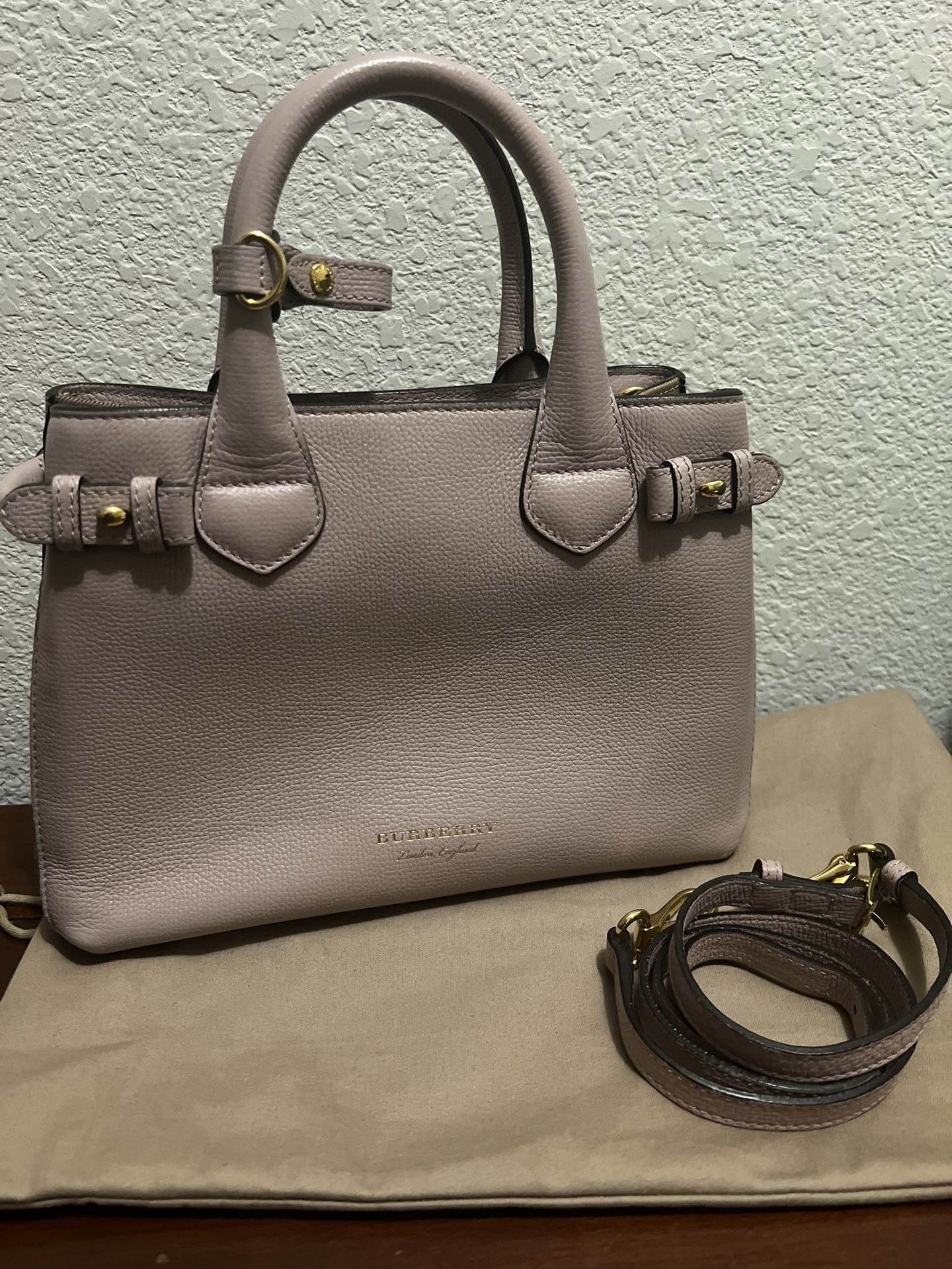 Burberry Mauve Handbag 