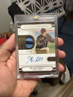 Blake snell /15 signed relic