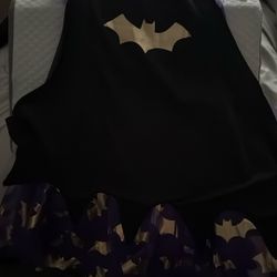 Girls Batgirl Costume Size 12-14