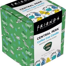 Friends Candle in Central Perk Coffee Mug, Coffee Scented - Natural Soy & Coco Wax 