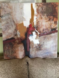 Abstract painted beautiful