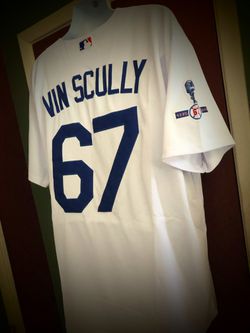 Los Angeles Dodgers #67 Vin Scully Commemorative MLB Baseball Jersey -S.L  for Sale in Long Beach, CA - OfferUp