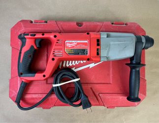 Used Milwaukee 5262-21 120V 1" SDS Plus Rotary Hammer with handle and case, fully functional