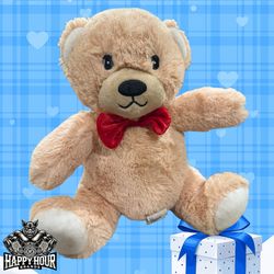 EDI Teddy Bear Edible Arrangements Plush SO Cute Lovey 10” Stuffed Animal Tan