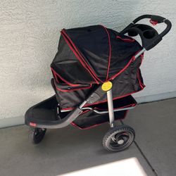Jogging pet stroller