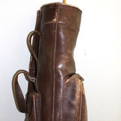 Vintage Leather Golf Bag Reduced Price! $50 
