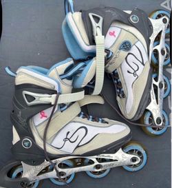 K2 Alexis 80 Pro Women' Inline Skates Roller Blades Size 9 Pink Ribbon
