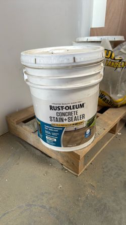 Concrete stain and sealer