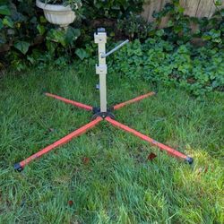 Portable Traffic Sign Stand Designed to Hold Roll-up or Rigid Work Zone Signs Construction