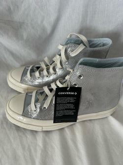 Chuck 70 Suede Shimmer High Top Sneakers