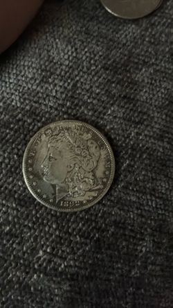 1892 Lady liberty silver dollar