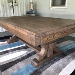 Pool Table With Dining Top