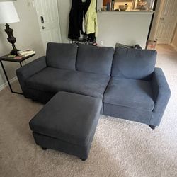 Navy Blue Couch