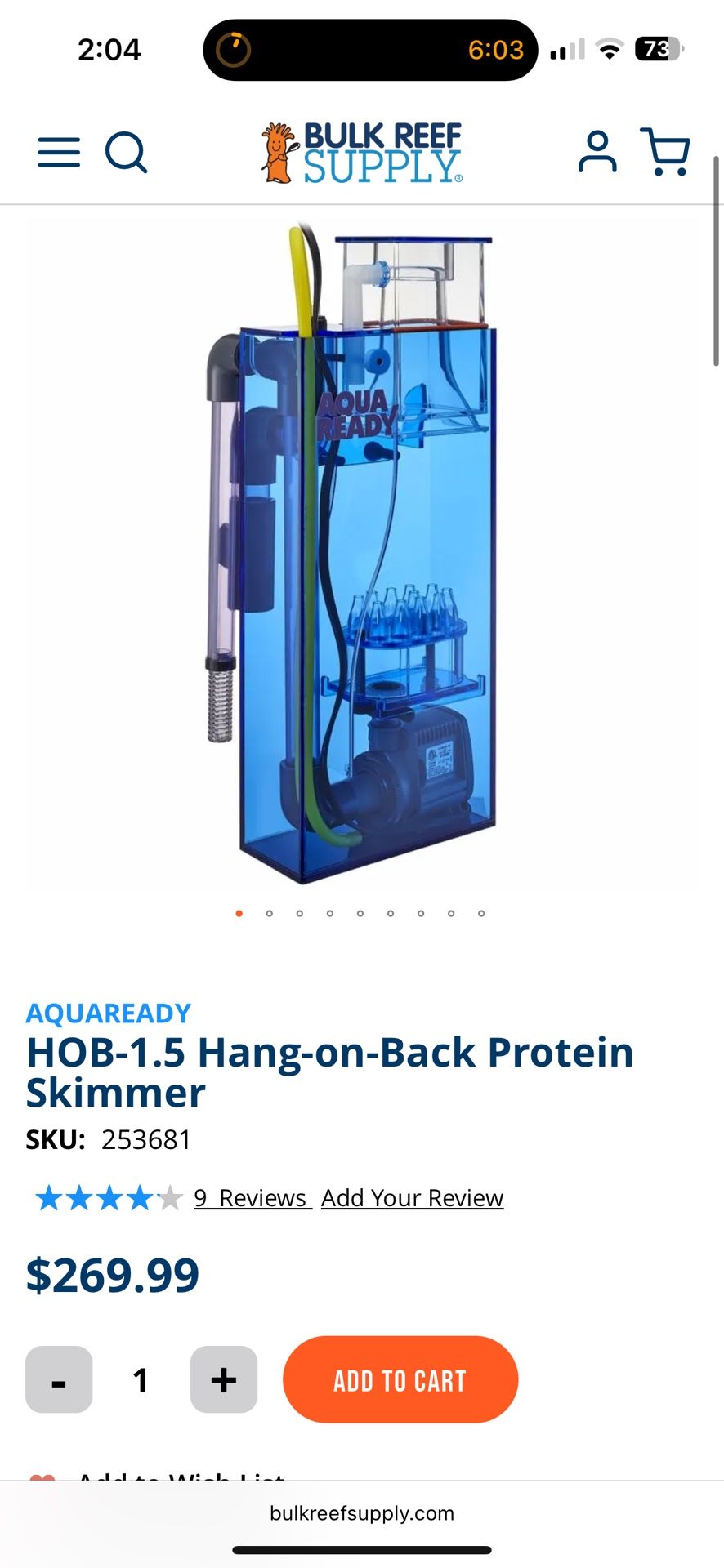Aquarium Protein Skimmer