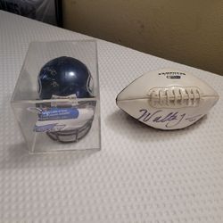 Walter Jones & Steve Largent Autographed Items