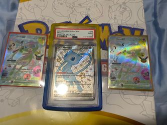 Pokemon TCG Mew ex 158/128 30th Celebration Futuristic Lot 2024 Paldean Fates