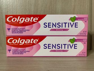 Colgate 6oz Sensitive Whitening Toothpaste, Price for Both (multiple sets available)