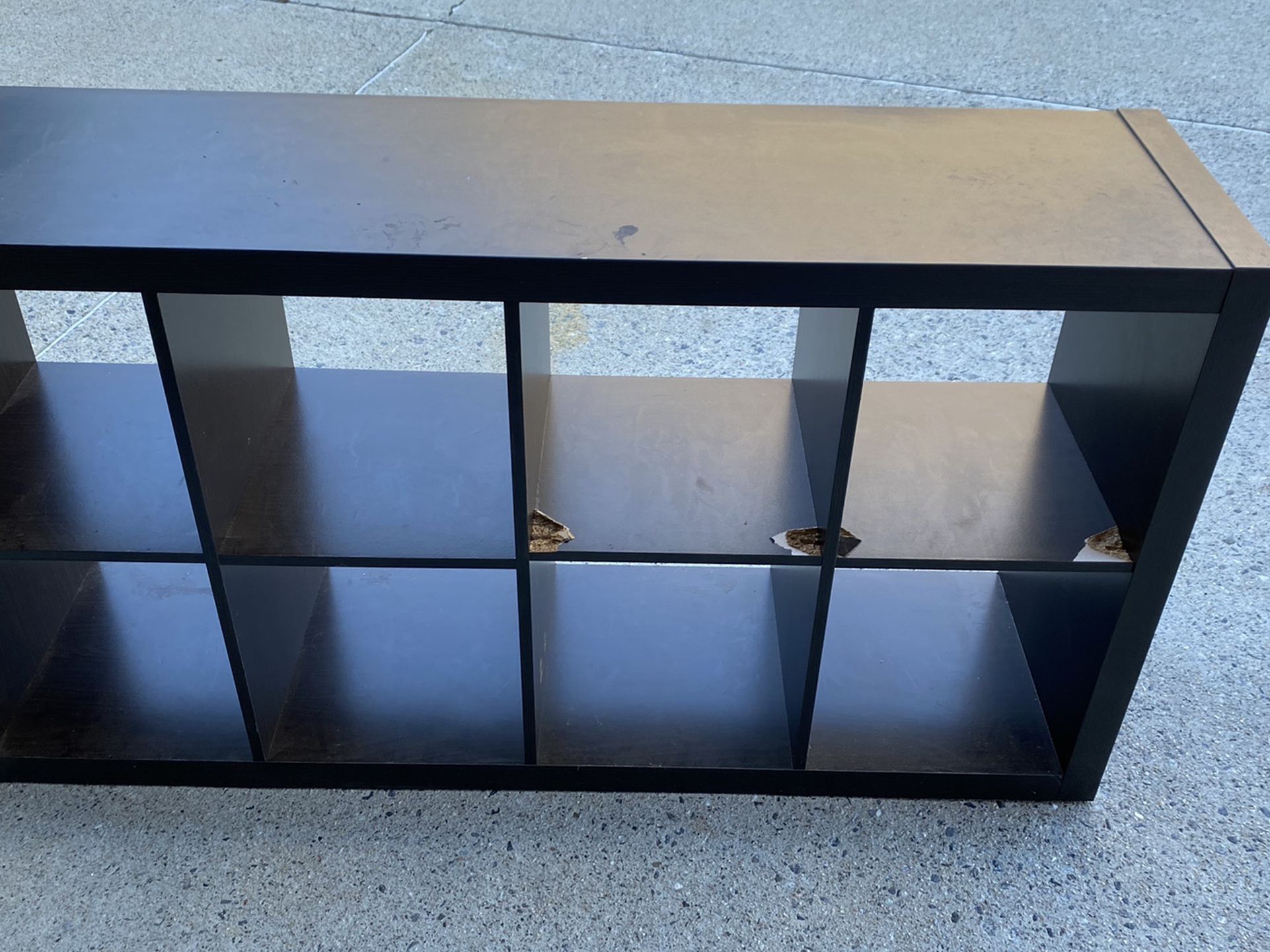 Used Wood Cube Storage