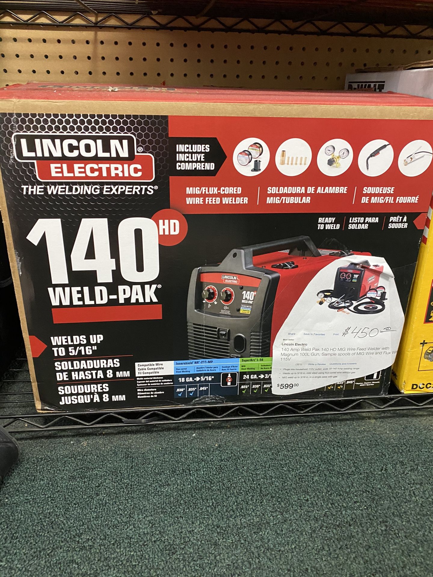 Lincoln 140 HD welder