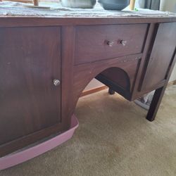 Beautiful Antique China Cup Cabinet Or Buffet