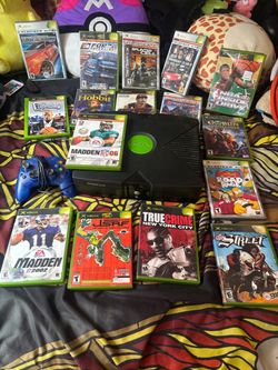 Xbox with games