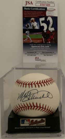 Mike Schmidt Philadelphia Phillies Autograph Baseball w Inscript / JSA Cert of Auth (MINT)
