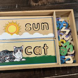 Melissa & Doug Wooden Spell Kit