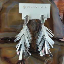 New Kendra Scott Justyne Statement Earrings