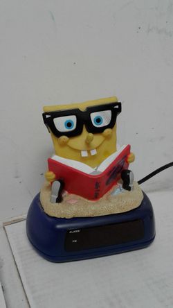Sponge Bob square pants alarm clock vintage