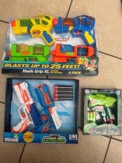 Water blasters  & foam dart blasters bundle!  -new!!