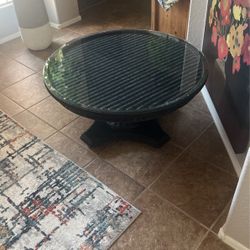 Glass Top Coffee Table